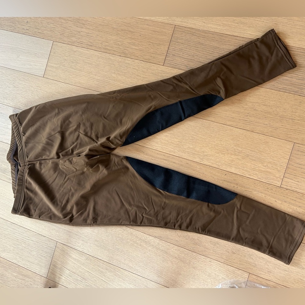 Women brown riding tights size M